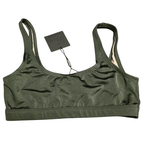 Dixperfect green low scoop bikini top nwt - Picture 1 of 5